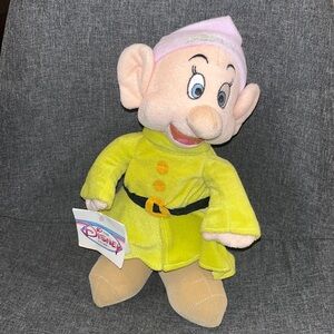 Disney Dopey Dwarf from Snow White and Seven Dwarves Plush Doll 11”
